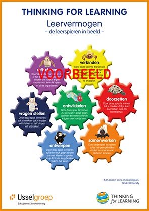 Poster Thinking for Learning | De leerspieren in beeld met dieren